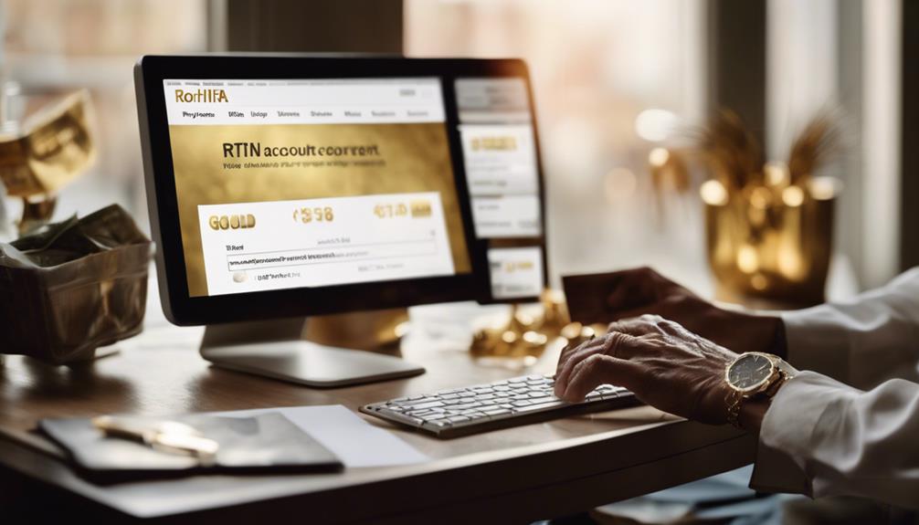 converting roth ira to gold