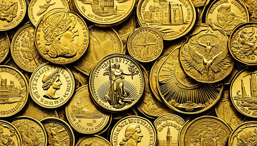 gold coins collection