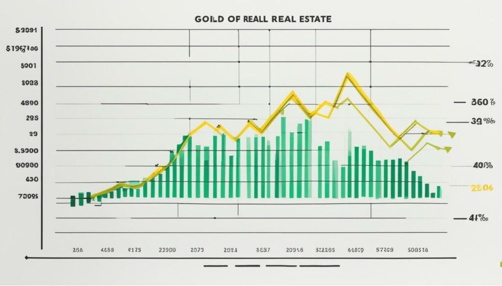 historical performance of gold and real estate