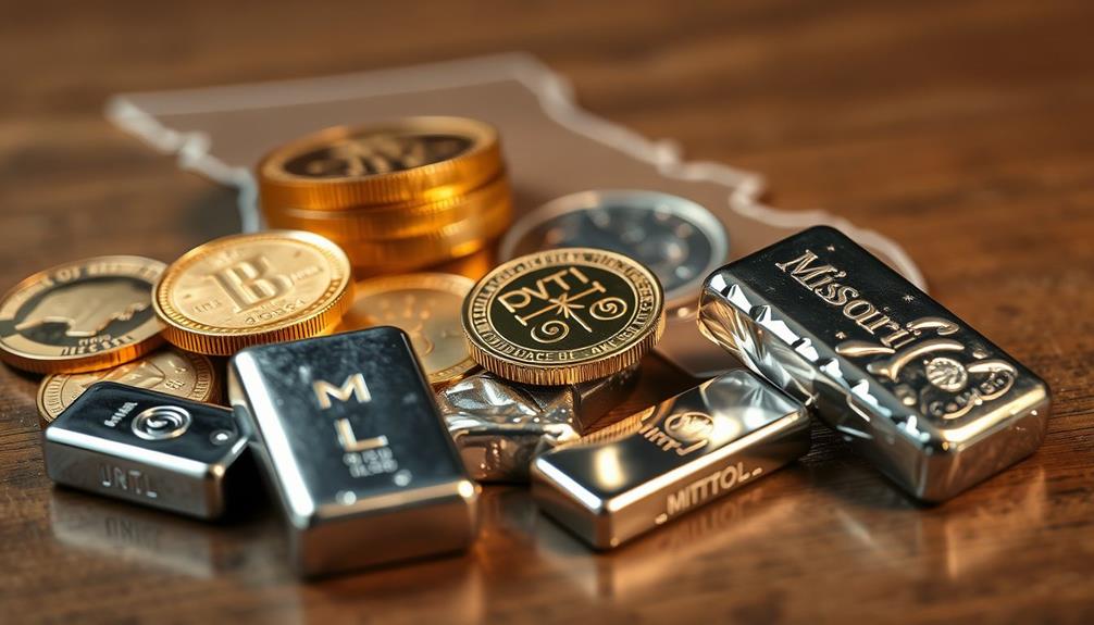 approved precious metal types