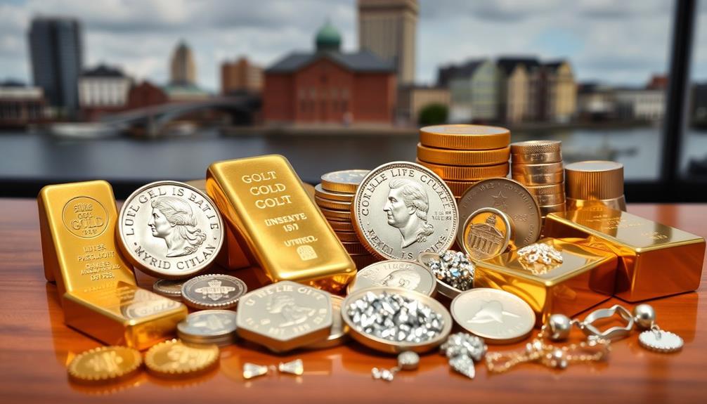 eligible precious metals types