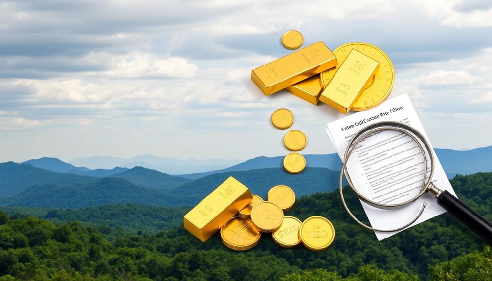 virginia gold investment regulations