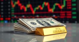 gold dollar stocks relationship