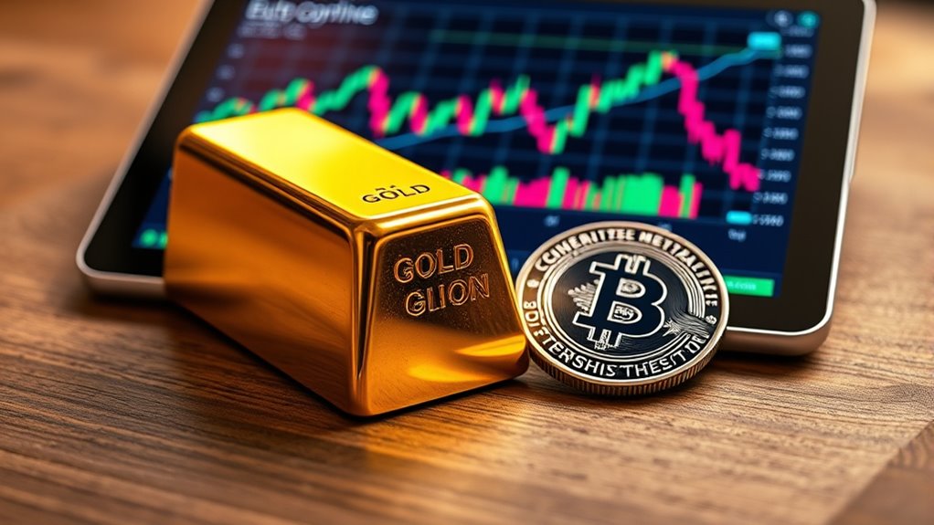 gold outperforms volatile cryptocurrencies