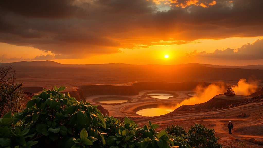 gold price driven mining activity