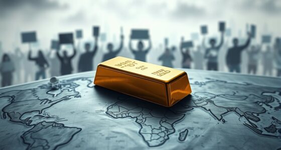 gold shines during crises