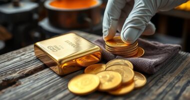 introduction of new gold into market