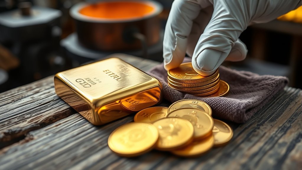 introduction of new gold into market