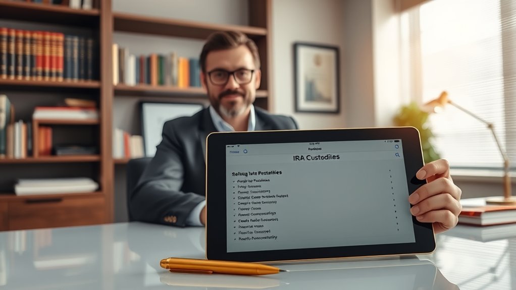 selecting trusted gold ira custodian