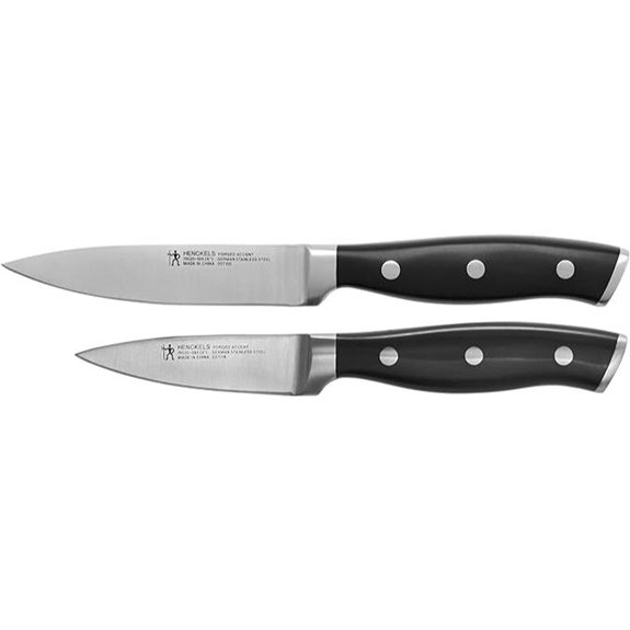 HENCKELS Forged Accent Paring Knife Set Black