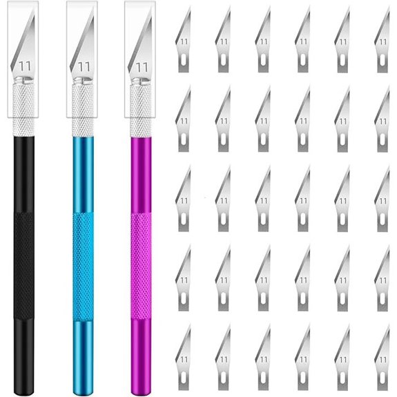 Exacto Knife Set with Blades for Crafts and Hobbying