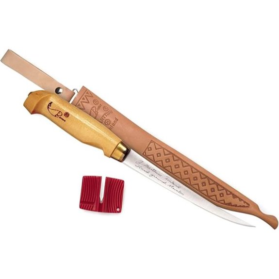Rapala 4 Fish'n Fillet Knife / Single Stage Sharpener / Sheath
