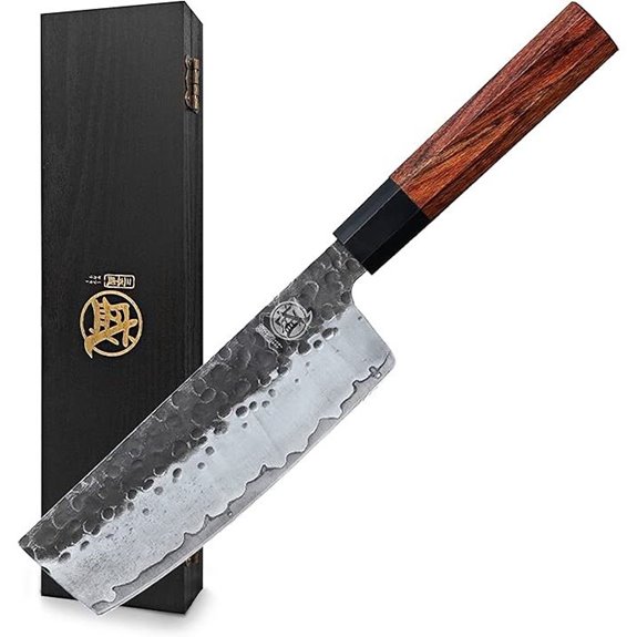MITSUMOTO SAKARI 7-Inch Japanese Nakiri Chef Knife