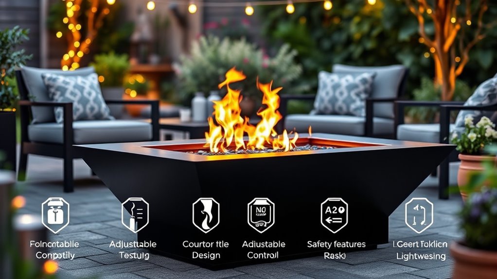 key factors for fire pits