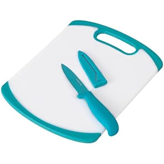 Farberware Paring Knife & Plastic Chopping Board Set