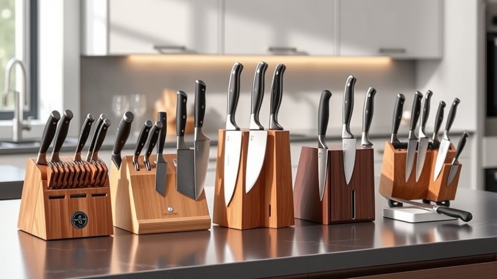 knife block durable safe organized