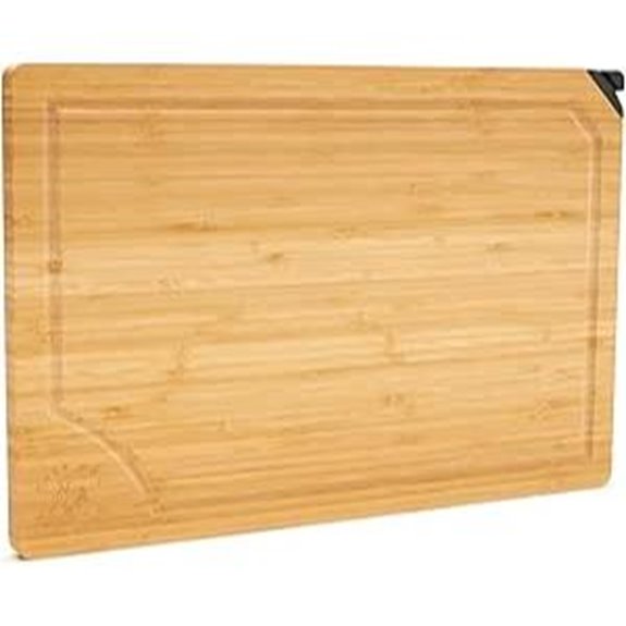 Luxury Large Eco-Friendly Cutting Board with Sharpener