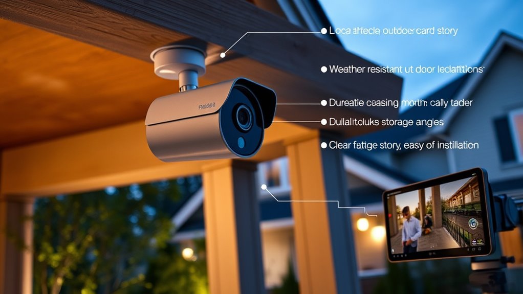 outdoor camera selection criteria