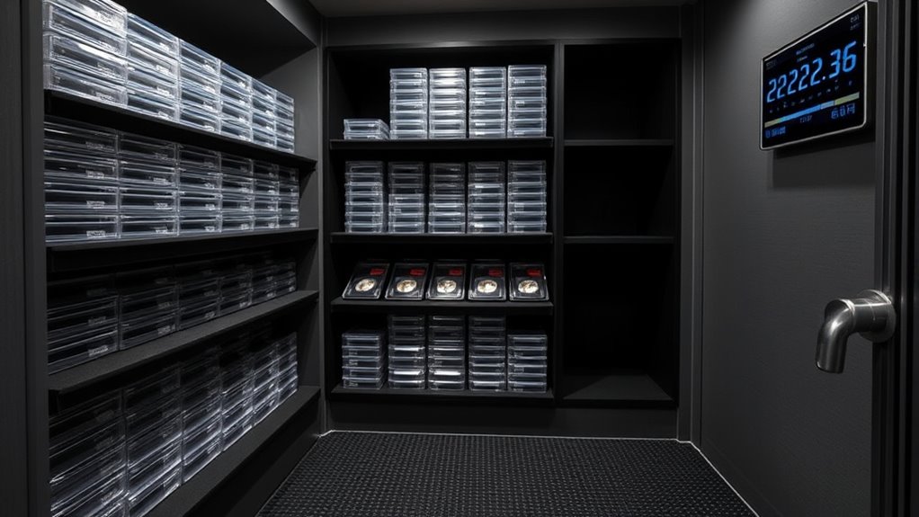 secure coin slab storage