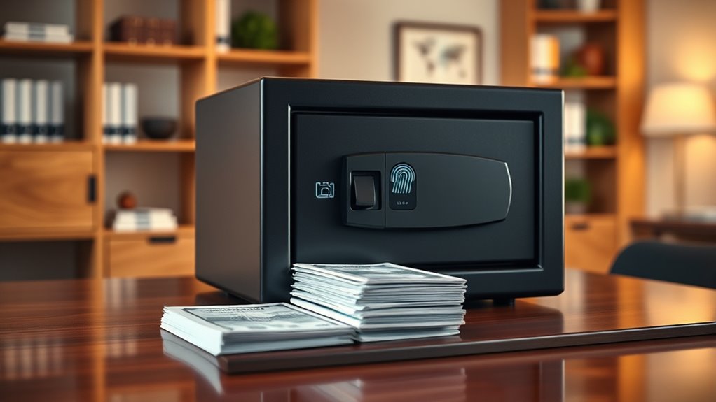 secure fireproof document safe