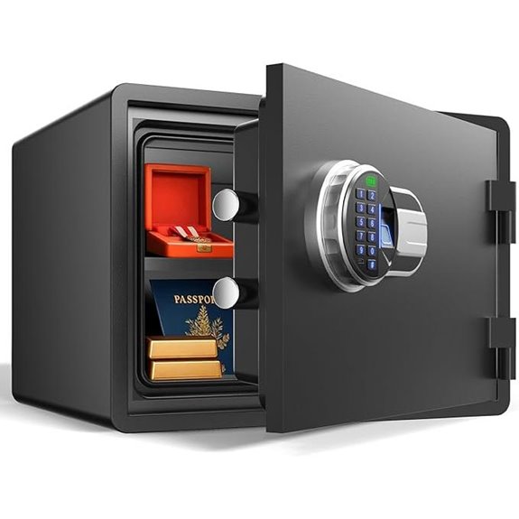 secure fireproof fingerprint safe