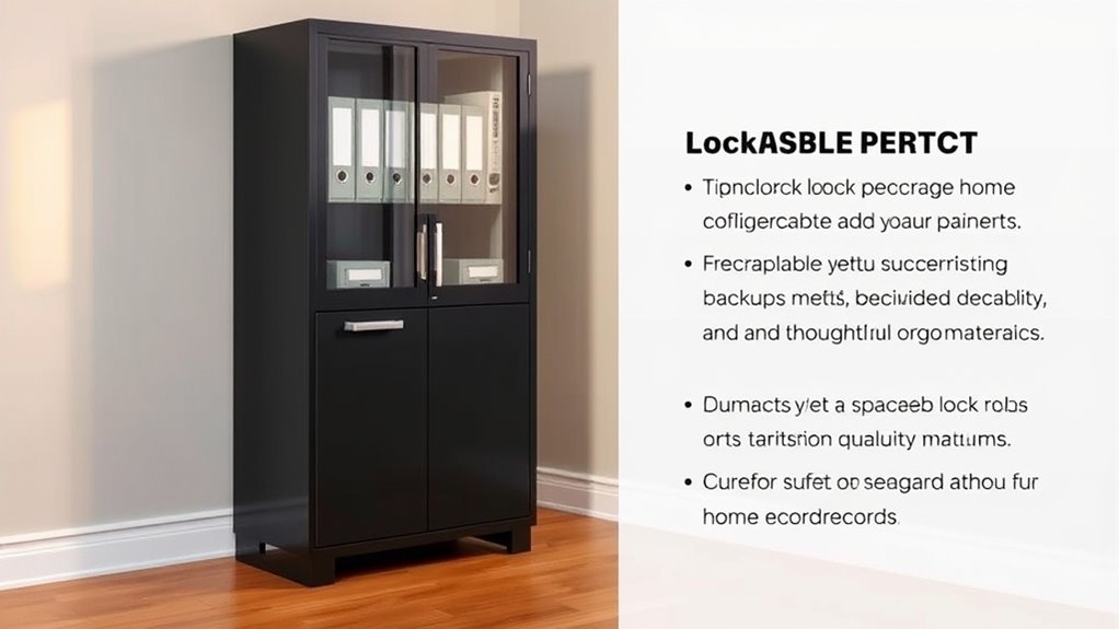 secure spacious storage options