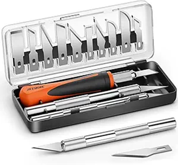 16-Piece Precision Craft Knife and Blade Set