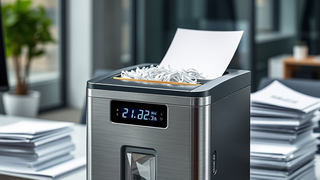 shredder features for efficiency