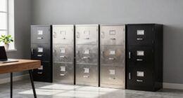 top 2 drawer fireproof cabinets