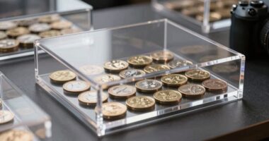 top acrylic coin cases