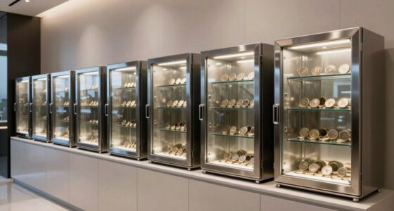 top coin display safes