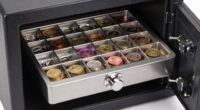 top coin storage organizer trays