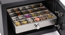 top coin storage organizer trays