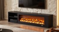 top electric fireplace stand heaters