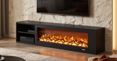 top electric fireplace stand heaters