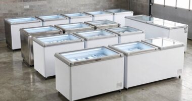 top garage freezer chests