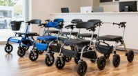 top heavy duty rollator walkers
