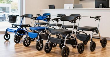 top heavy duty rollator walkers