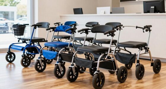top heavy duty rollator walkers