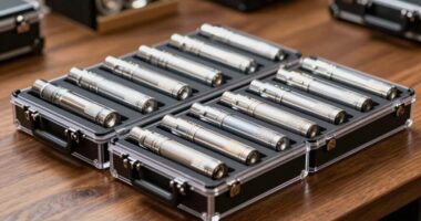 top silver coin tube cases