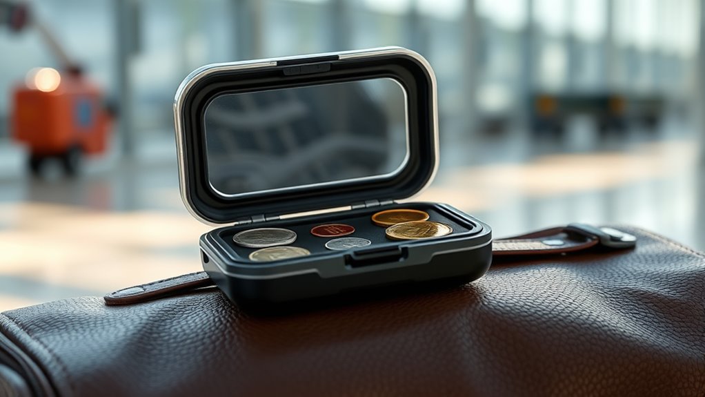travel safe coin storage