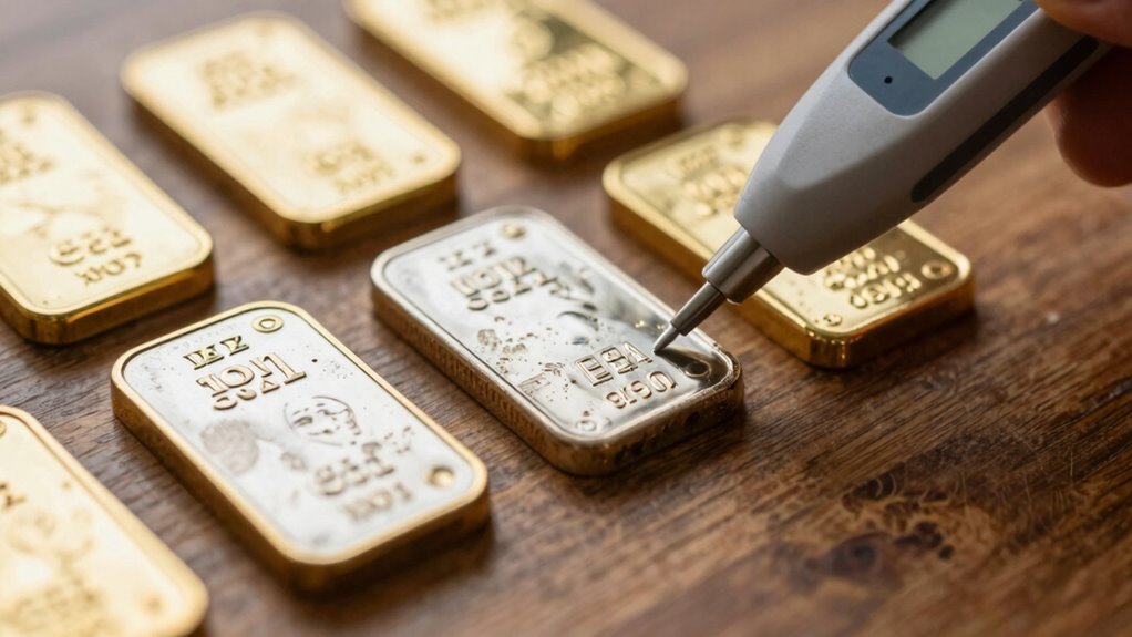 authenticating precious metal bullion