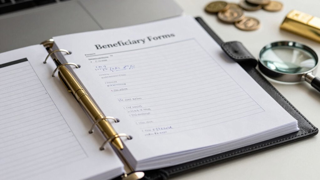 designate update organize beneficiaries