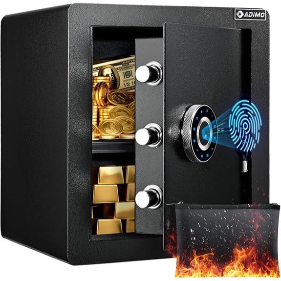 fireproof biometric safe