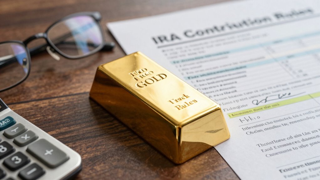 gold ira contribution rules
