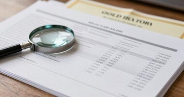 gold ira documentation review