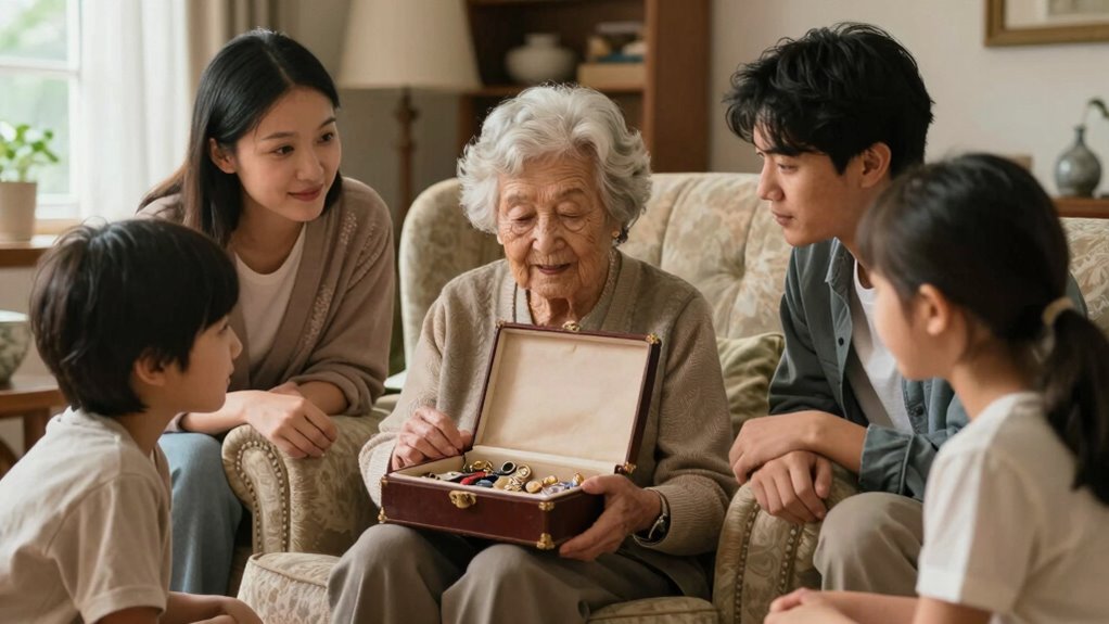 open family estate discussions