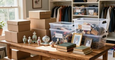 organize decide keep sell