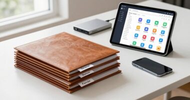 organize digital backup documents
