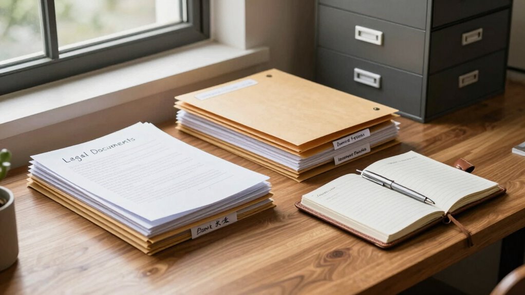 organize estate and financial records